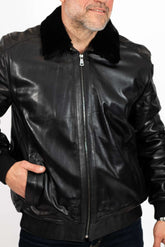 Men's leather coat Zoran